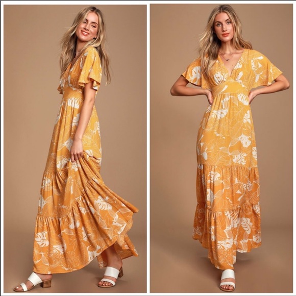 Lulus Dresses & Skirts - LAST CHANCE 🌹 Lulu’s Savana Golden Hour maxi dress